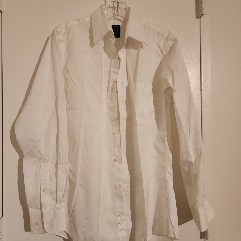 Men's style Joseph & Feiss white button up shirt size 14.5  32/33 - Picture 3 of 4